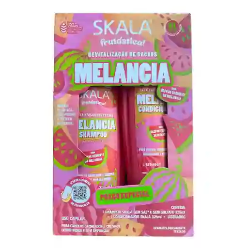 Kit Frutástica Shampoo Y Acondicionador Melancia Skala X 325ml