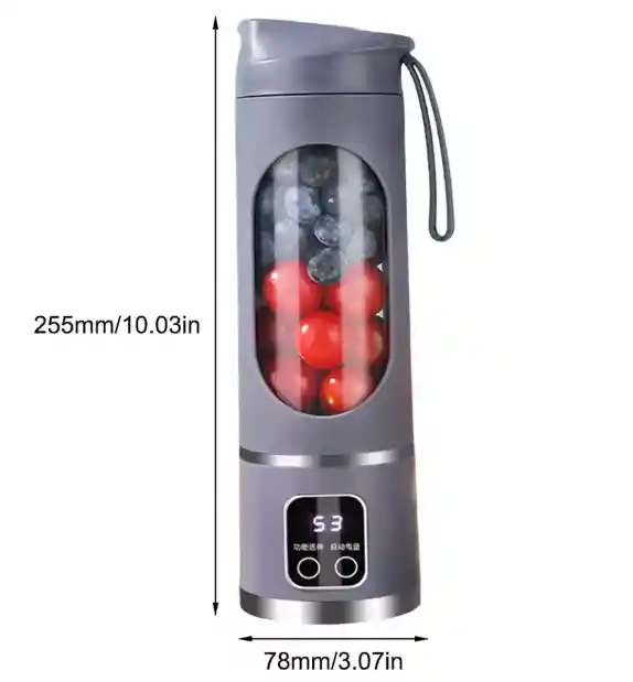 Mini Licuadora Eléctrica Portátil Morado