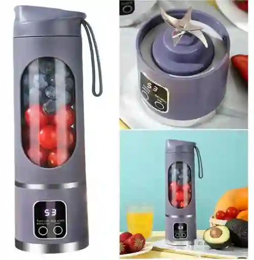 Mini Licuadora Eléctrica Portátil Morado