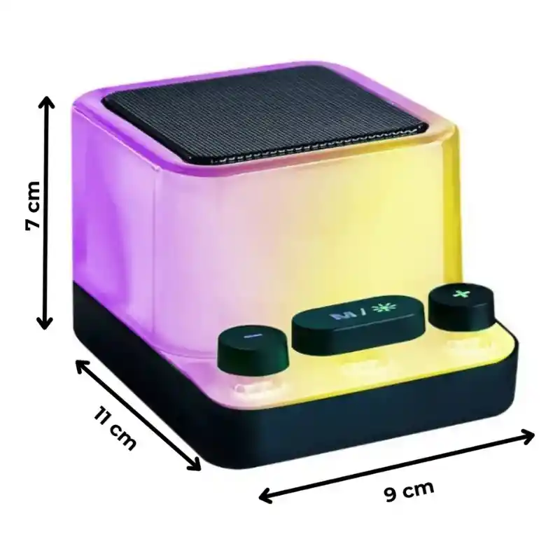 Parlante Mini Z6 Altavoz Multifuncional Con Bluetooth Y Luces Led Rgb