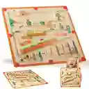 Laberinto Magnetico En Madera Infanti