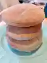 Pan Pita Hamburguesa Blanco, Sin Gluten, 12cm, 5 Unidades.