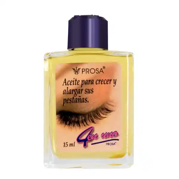 Aceite Crecimiento Pestañas 4 En 1 Prosa X 15ml