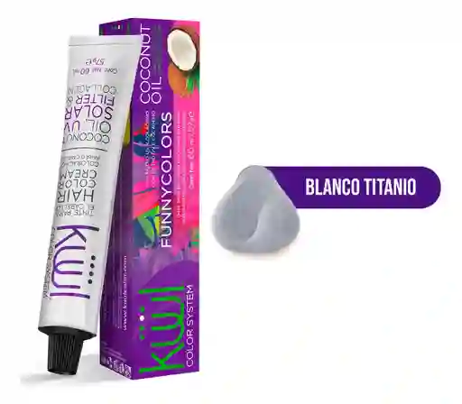 Tintes Kuul Funny Colors 60ml - Blanco Titanio