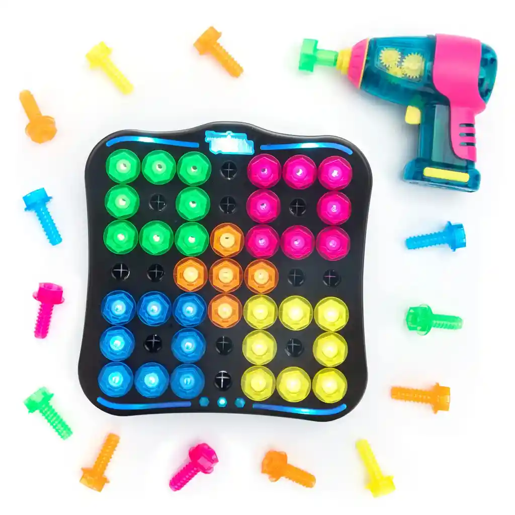 Juego De Construcción Taladro Con Luces Para Niños