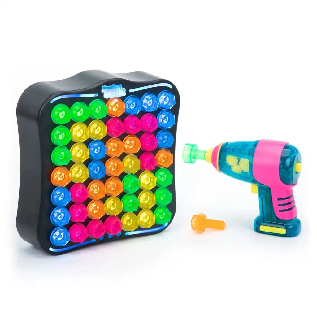 Juego De Construcción Taladro Con Luces Para Niños