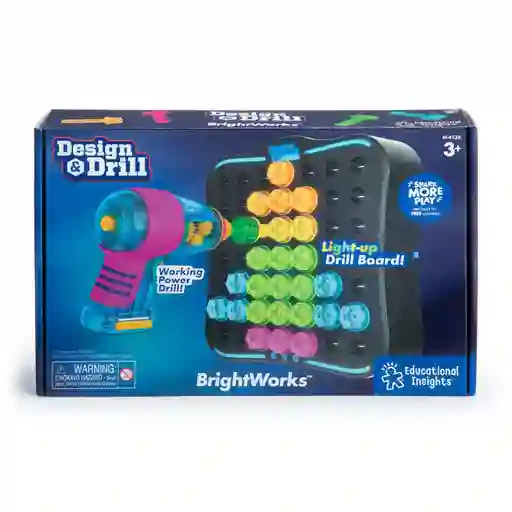 Juego De Construcción Taladro Con Luces Para Niños