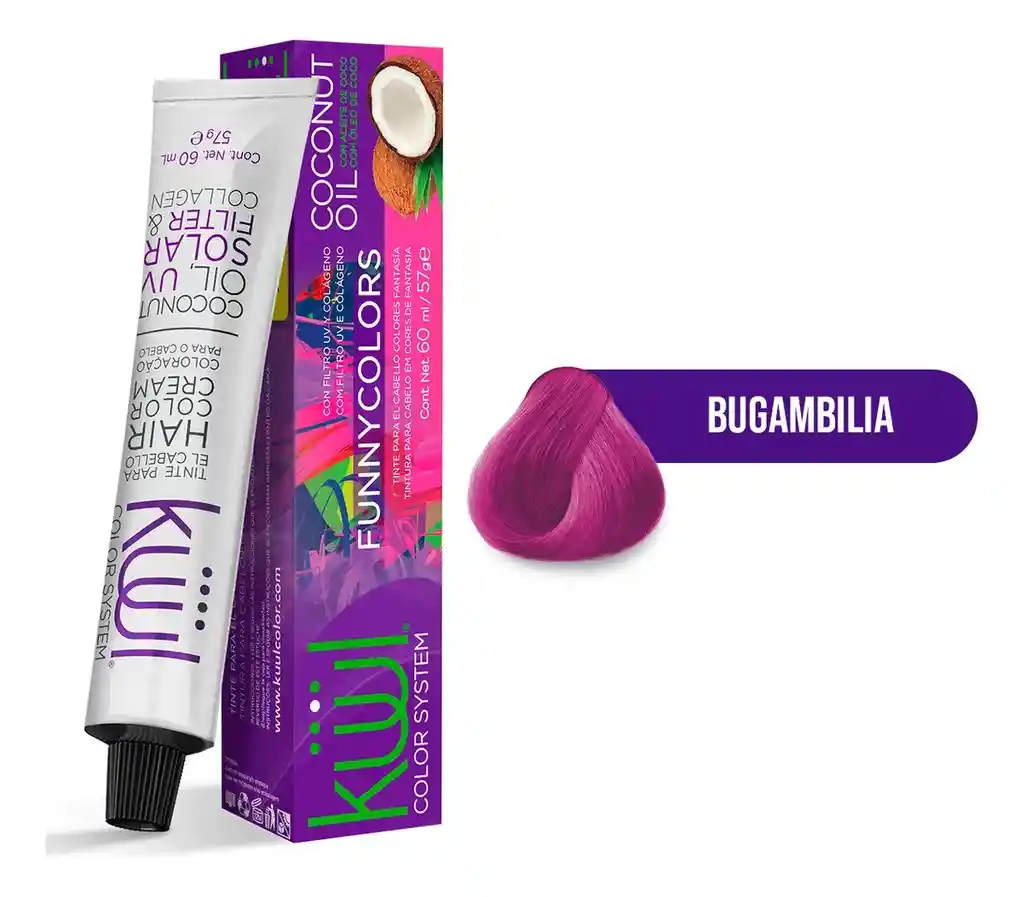 Tintes Kuul Funny Colors 60ml - Bugambilia