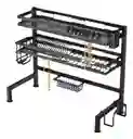 Seca Plato Acero Inoxidable 65cm Escurridor 2 Pisos Zebbris