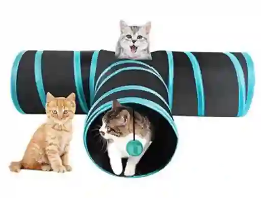 Juguete Interactivo Túnel Para Gatos Multidireccional