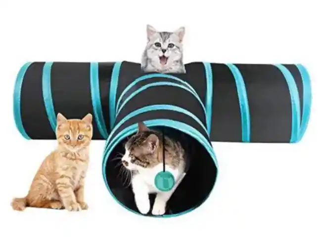 Juguete Interactivo Túnel Para Gatos Multidireccional