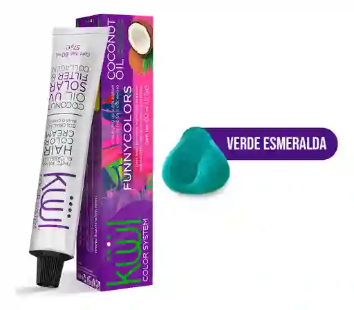 Tintes Kuul Funny Colors 60ml - Verde Esmeralda