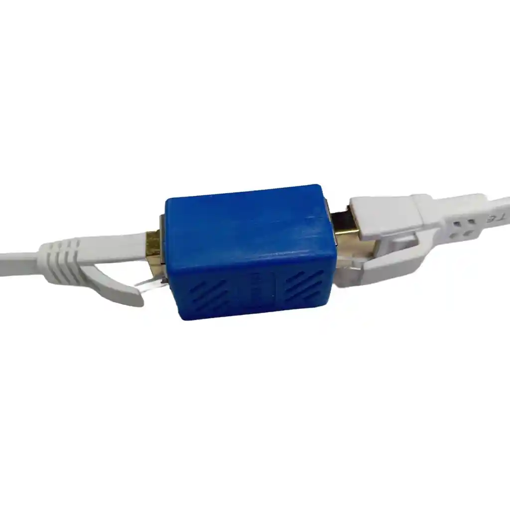Union Rj45 Metálica Hembra A Hembra Categoría 6 Y 7