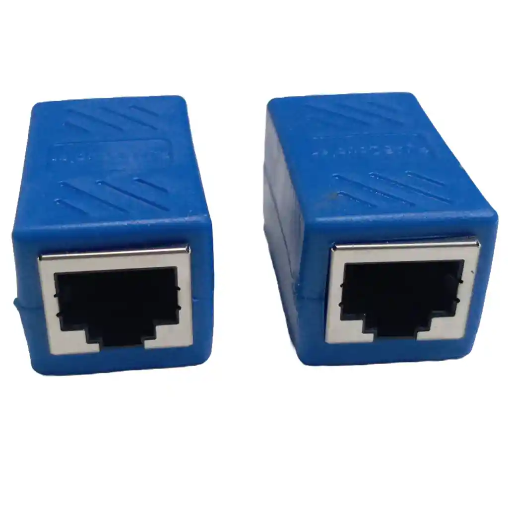 Union Rj45 Metálica Hembra A Hembra Categoría 6 Y 7