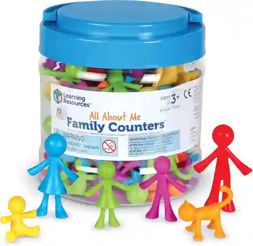 Juego Figuras Familiares Para Contar Y Clasificar Para Niños