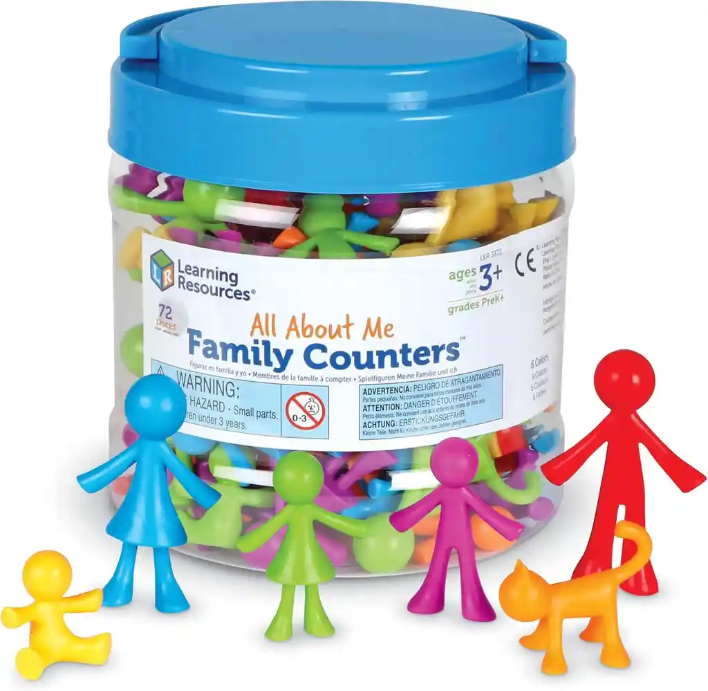 Juego Figuras Familiares Para Contar Y Clasificar Para Niños
