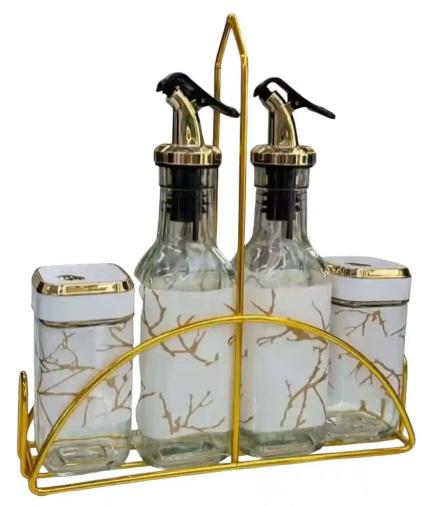 Set Para Condimentos Y Salsas 5 Piezas