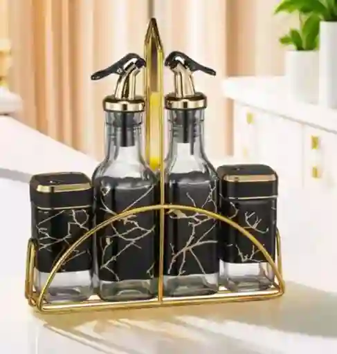 Set Para Condimentos Y Salsas 5 Piezas