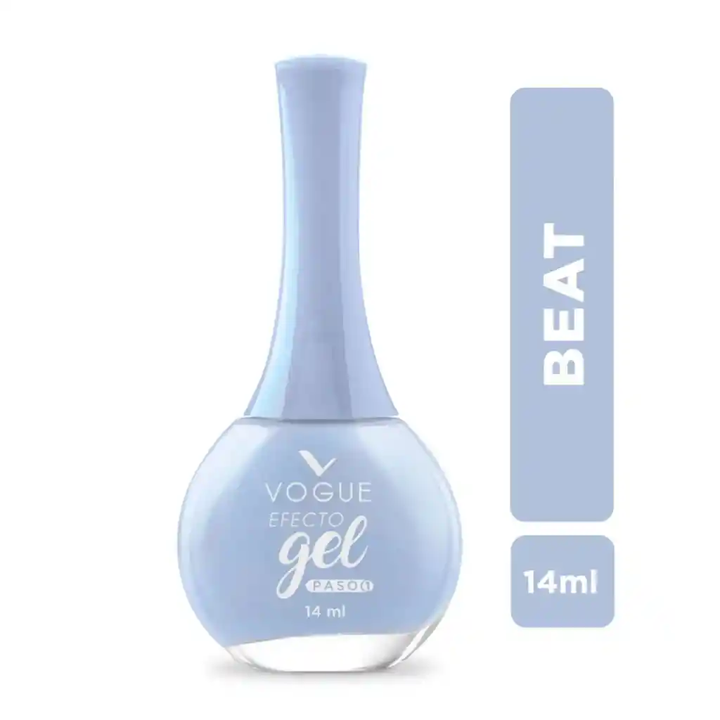 Esmalte Vogue Efecto Gel Beat X 14 Ml Paso 1