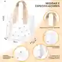 Bolsa De Regalo Transparente Con Margaritas, En Pvc