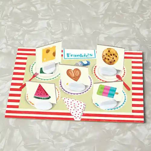 Juego De Mesa Camión De Comida Aprender Formas Para Niños