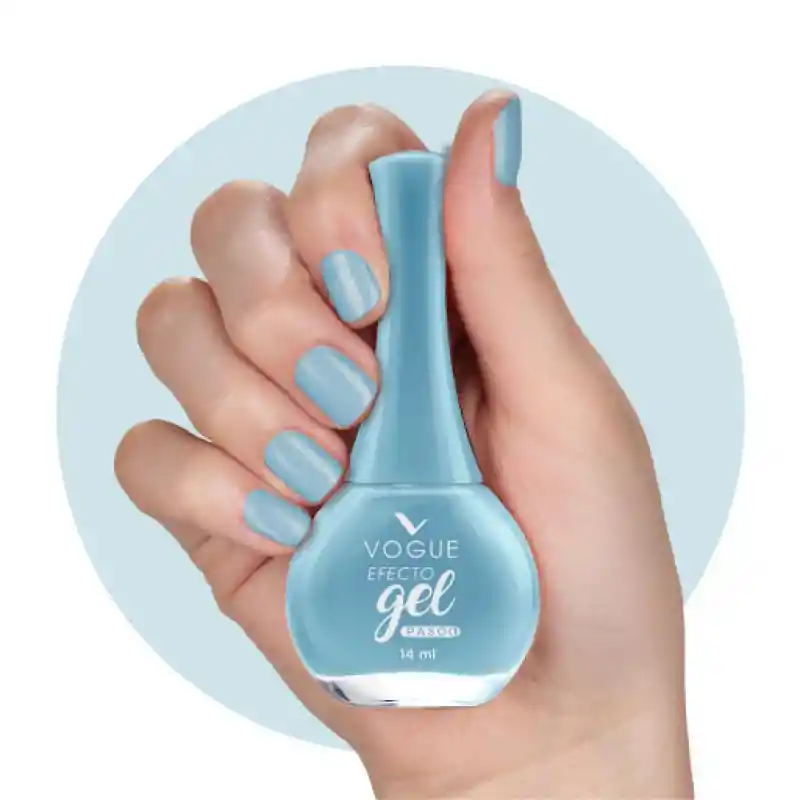 Esmalte Vogue Efecto Gel Fluir X 14 Ml Paso 1