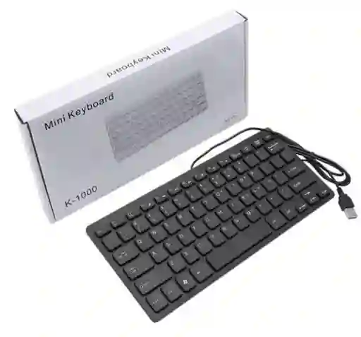 Teclado Mini Alámbrico Keyboard K-1000