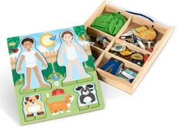 Juego Magnético De Vestir Profesiones De Madera Para Niños