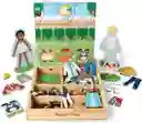 Juego Magnético De Vestir Profesiones De Madera Para Niños