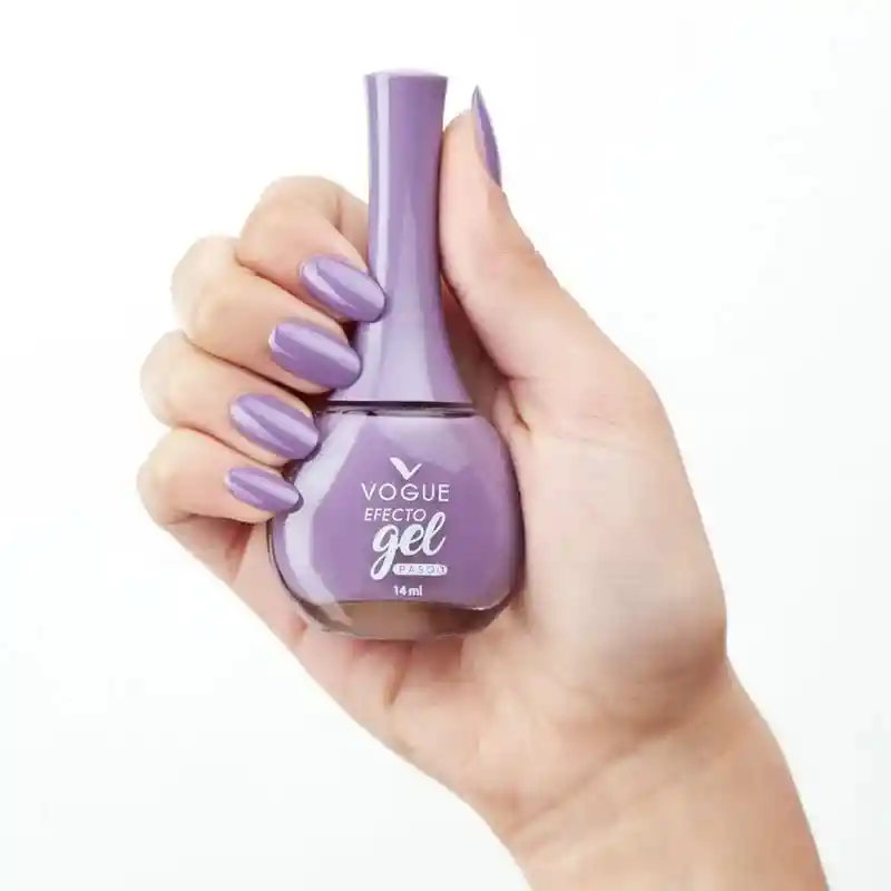 Esmalte Vogue Efecto Gel Acai X 14 Ml Paso 1