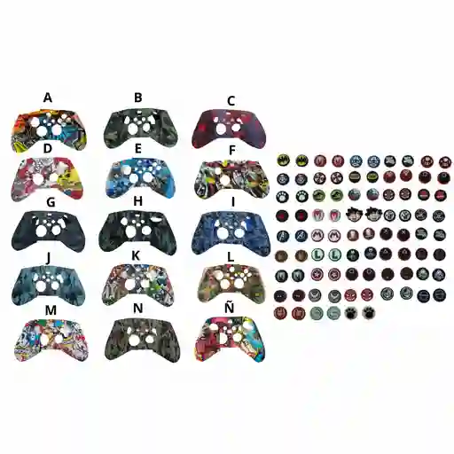 Silicona Protector Para Control Xbox Series S/x + 2 Grips