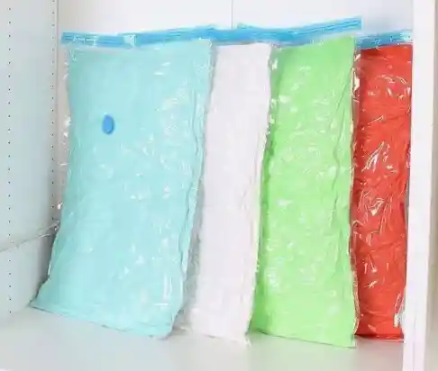 12 Bolsas Ahorradora De Espacio O De Empaque Al Vacio 70x50