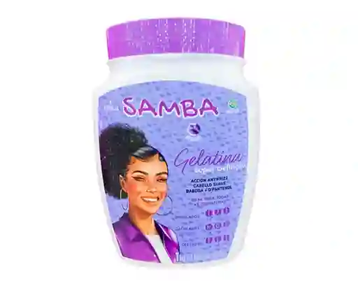 Samba Gelatina Super Definición – Control De Frizz, Fijación Flexible Y Rizos Duraderos Para Cabello Rizado U Ondulado – 1 Kg (35.2 Oz)