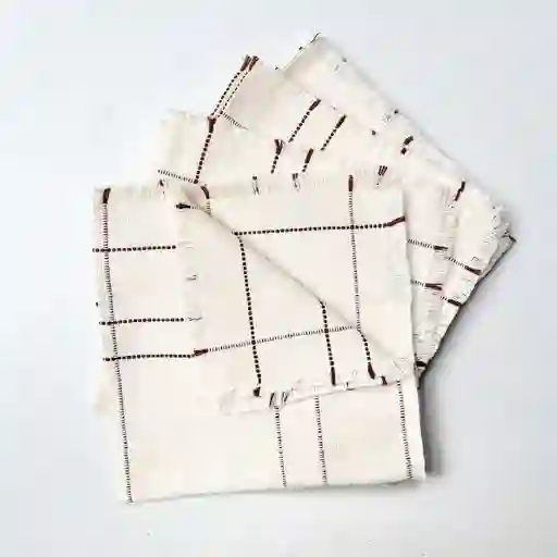 Set X6 Servilletas De Tela Tejidas