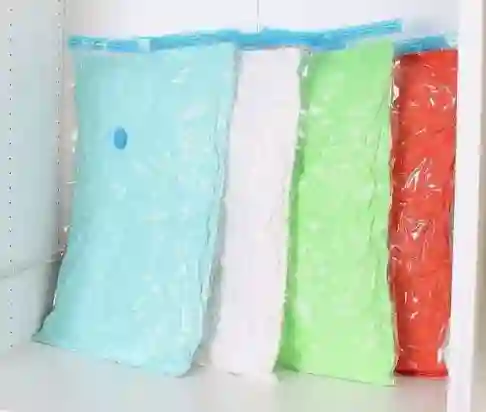 6 Bolsas Ahorradora De Espacio O De Empaque Al Vacio 80x60