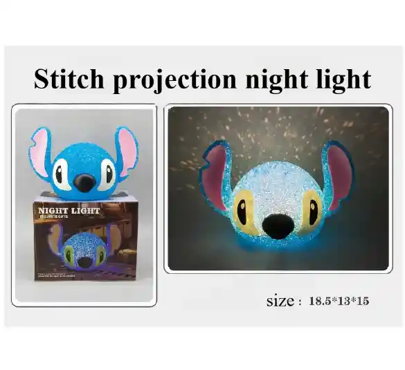 Luz Nocturna De Proyección Particulas Stitch