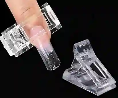 Cristy Clip Para Pegar Uñas Acrilicas X10unds