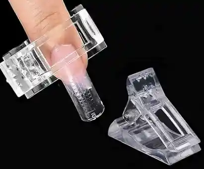 Cristy Clip Para Pegar Uñas Acrilicas X10unds