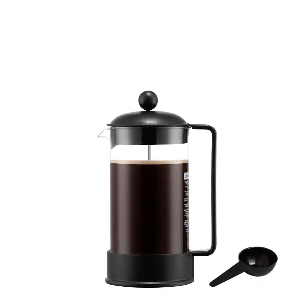 Prensa Francesa Bodum Brazil Classic Negra (3 Tazas - 350 Ml)