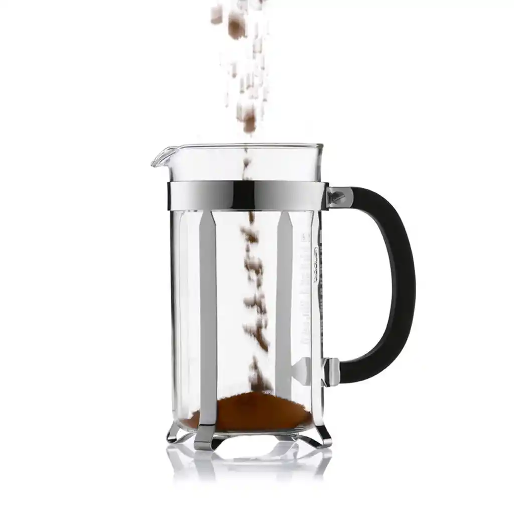 Prensa Francesa Bodum Chambord Plateada (3 Tazas - 350 Ml)