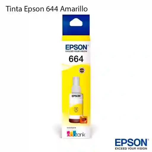 Tinta Epson 664 Amarilla Original