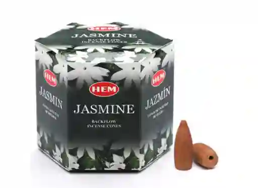 Incienso Cono Hem Fragancia Jasmine Caja 40 Unidades 115g