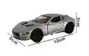 Vehículo Maserati Gran Turismo Edition Escala 1:32 Color Plateado