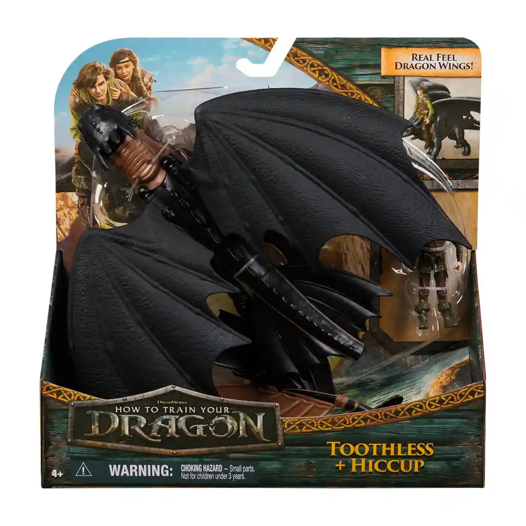 Como Entrenar A Tu Dragon Chimuelo Y Hipo Figura De Accion 25 Cm