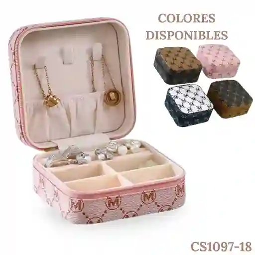 Mini Joyero De Lujo Organizador De Joyas Estampado