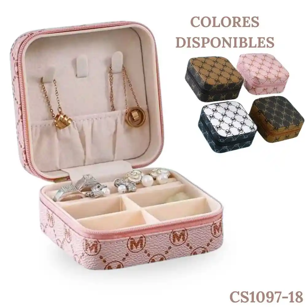 Mini Joyero De Lujo Organizador De Joyas Estampado