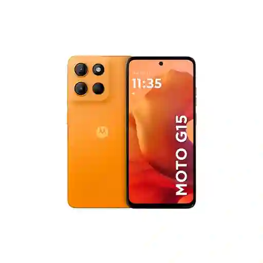 Celular Motorola G15 128 4gb Naranja