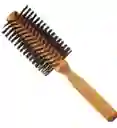 Cepillo Madera Redondo Grande Cerdas Rígidas Antifrizz