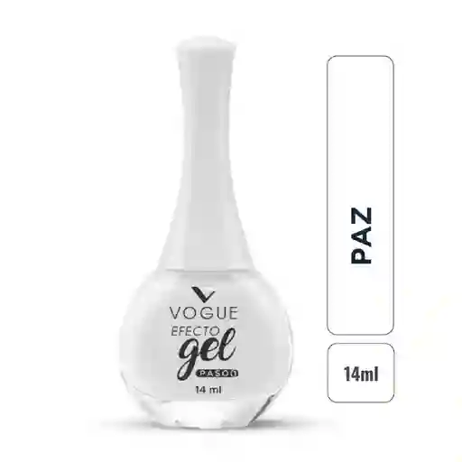 Esmalte Vogue Efecto Gel Paz X 14 Ml Paso 1