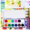 Set De Pintura De Acuarela De 12 Colores Para Niños